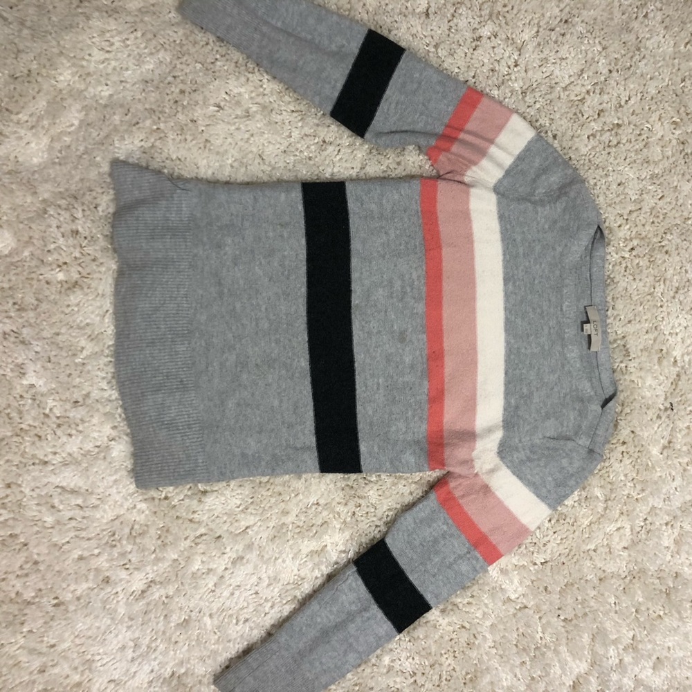 Loft striped sweater